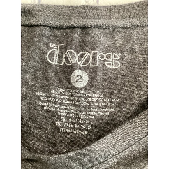 The Doors T-Shirt Unisex Size 2 Color Grey Graphic Tee - Picture 4 of 6